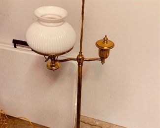 Brass old floor lamp.  $50
