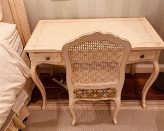 Louis J Soloman  desk.  Shown with chair. Desk $500. Chair. $25 0