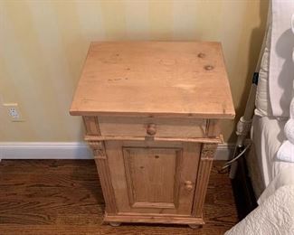 Pine side table.  $100