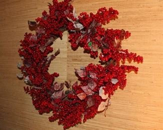 Red berry wreaths