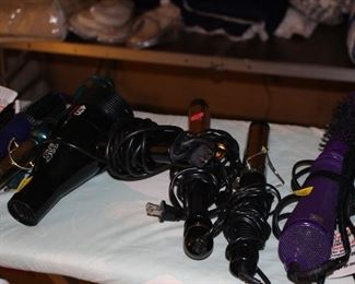 Curlers, hair dryers