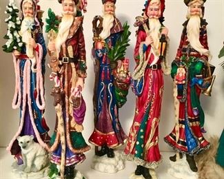 Lenox Santa figurines