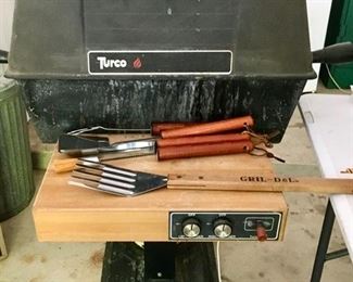 Turco grill, grilling tools