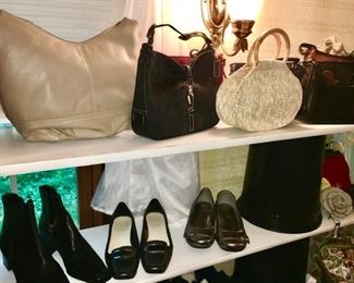 Women's shoes, name brand purses