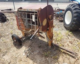 Stone mortar mixer on cart 1hp motor - will need trailered