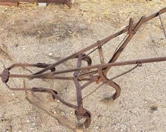 Antique Pull Behind Hand Cultivator