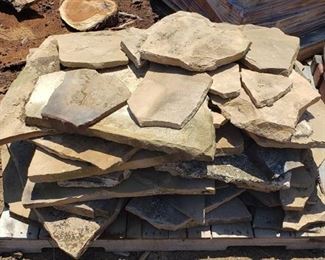 Pallet of Flagstone Paving Stones