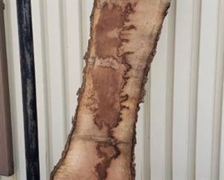Black Walnut Wood Slab w/Live Edge Rough Cut ~ Over 8 FT