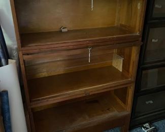 #296		3 Section Barrister Bookcase			$295
