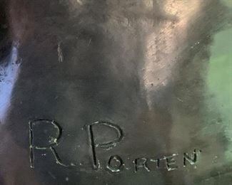 Detail: Bronze sculpture by Regina Porten. Series curtailed at 2.