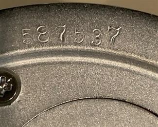 Detail: Serial number 587537