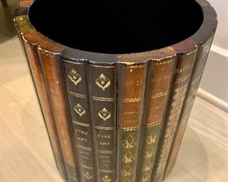 $150 Book bindings waste basket 12"H x 11"D