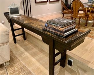 $2,400; Vintage Asian Alter Stand; 37"H x 16.75"D x 95"W