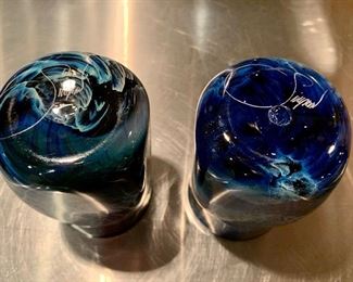 Detail; Josh Simpson signature artglass