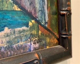 Detail: Donald Purdy signature