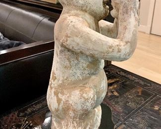 Detail; terra cotta figural; Second view