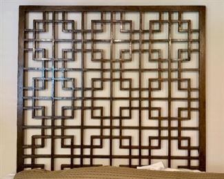 $525; King Headboard/Backboard; 64"H x 64.5"W