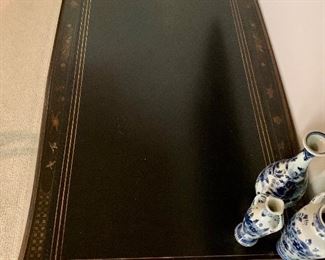 Detail- Painted writing desk - top view