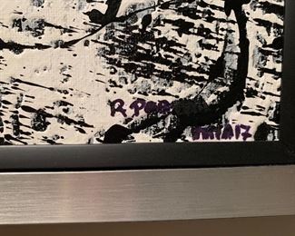 Detail; Regina Porten signature