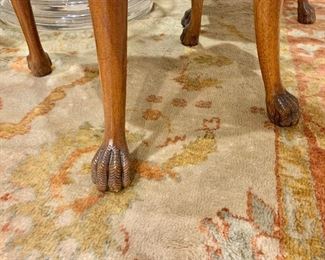 Detail: Maitland -Smith Gondola chairs (leg)