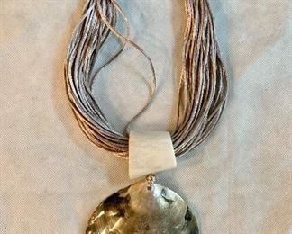 $75 Abalone necklace