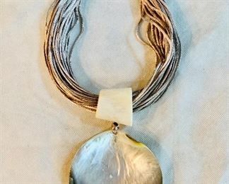 Detail: back of necklace