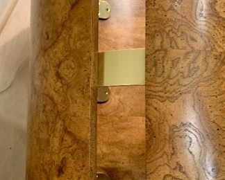 Detail; Round mid century occasional table