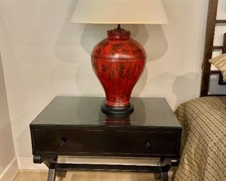 Two of two nightstands LAMP SOLD