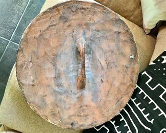 Detail of wood shield