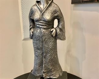 $6,200; Original bronze sculpture by Regina Porten; 26"H, base 10.25"W x 8.25"D
