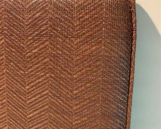 Detail; Full size Rattan headboard. 55" wide.