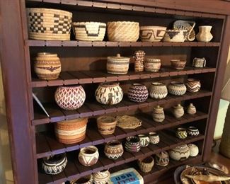 Native American woven baskets