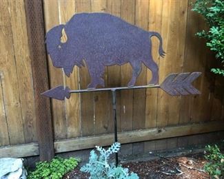 Buffalo Yard Art