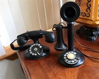 Vintage telephones