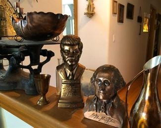 President Kennedy & Washington Busts