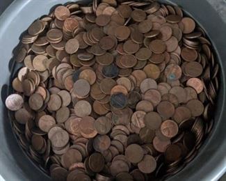 Early 1900 till 1983 copper pennies 6700 pounds available to purchase $16500