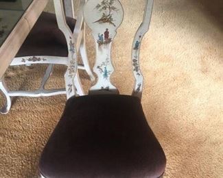 Oriental Table with 6 chairs
