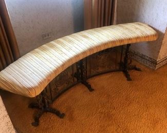 Curved bench