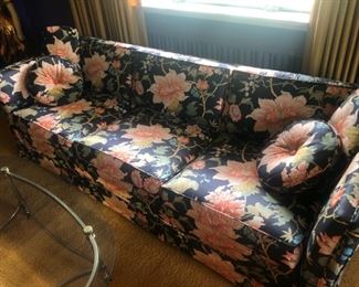 floral sofa