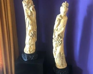 Oriental home decor figurines