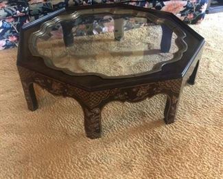 glass table