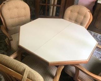 table and chairs