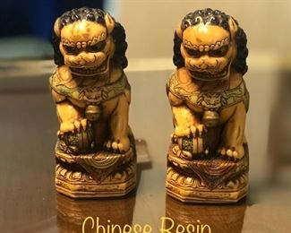 Chinese Resin Foo Dogs