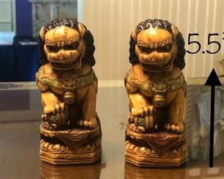 Chinese Resin Foo Dogs