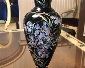 Black Floral Vase