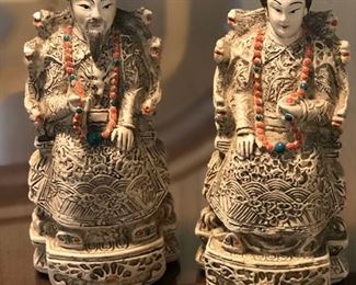 Resin Hand Painted Oriental Figurines