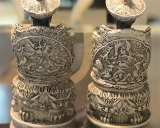 Resin Hand Painted Oriental Figurines