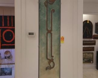 Art Nouveau 7ft wallhanger made out of plexiglass. New made to look old