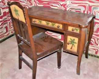 TROPICAL STYLE TABLE WITH CHAIR