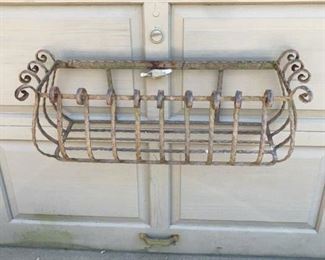 Make an offer: was $65. Parisienne style iron window planter / box. Very good condition. 11H x 31W x 10.5D